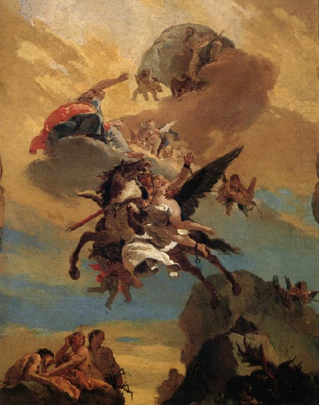 Giovanni Battista Tiepolo Perseus and andromeda china oil painting image